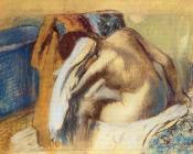 埃德加 德加 : Woman Drying Her Hair